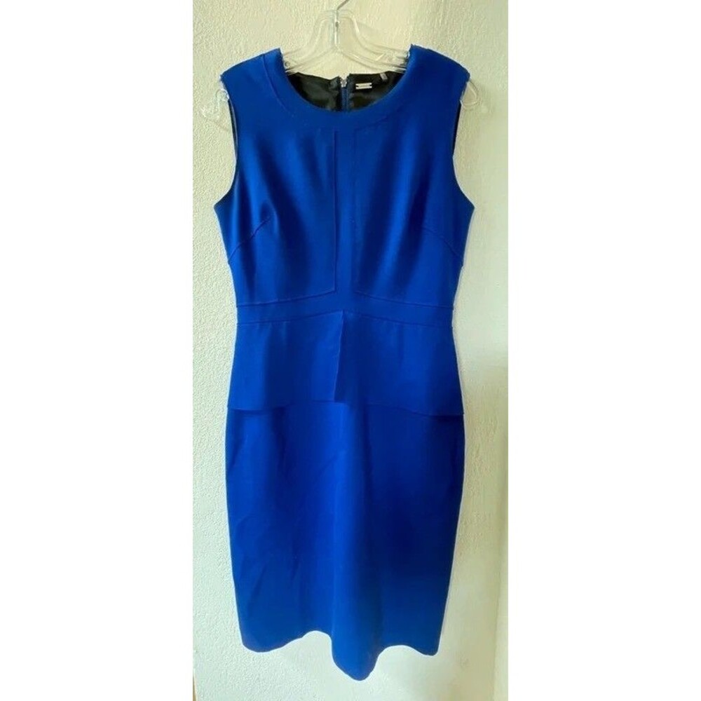 Elie Tahari Cobalt Blue Sheath Dress